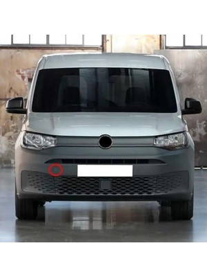 Sayemons Ön Tampon Çeki Demiri Kapağı Boyanmaz 2K7807241 Vw Caddy ile Uyumlu 2021-2024
