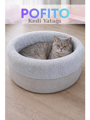 Empressco Jungolica Pet Products Pofito, Çift Taraflı Minderli, Kaydırmaz Tabanlı, Sakinleştirici Etkili, Yuvarlak Kedi-Köpek Yatağı - Fiyatı, Yorumları