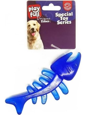 Sayemons PF-4032-PLAYFULL Balık Kılçığı Şeklinde Plastik Köpek Oyuncağı 13X5 cm