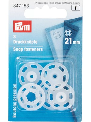 Prym Dikilebilir Plastik Çıtçıt 3 Çift 21 mm 347153