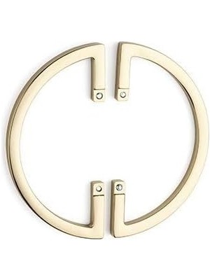 Sayemons 64 mm Altın Rengi Modern Kulp Tek Adet Yarım