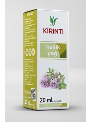 Sayemons Kırıntı 2000 Kırıntı Kekik Yağı 20 ml
