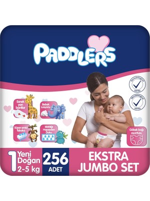 Sayemons Yenidoğan Bebek Bezi 1 Numara (2-5 Kg) 256 Adet – Ekstra Set