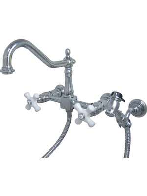 Sayemons KS1241PXBS Mount Kitchen Musluk, 8-Inç, Cilalı Krom By