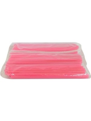 Sayemons Körüksüz Pipet Ayran Kola Meşrubat Pipeti 19 cm Kırmızı 150 Adet Paket