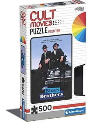 Sayemons - 500 Parça Cult Movies Yetişkin Puzzle - The Blues Brothers - 35109