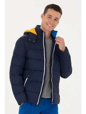 U.s. Polo Assn. U.s. Polo Assn. Lacivert Kapişonlu Mont