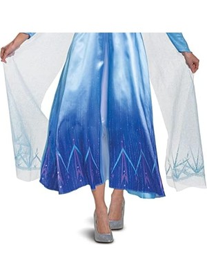 Sayemons Disguise Kadın 2 Deluxe Yetişkin Kostümü, Mavi, S