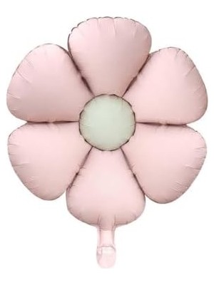 Sayemons Retro Papatya Pastel Folyo Balon Pembe 60 cm