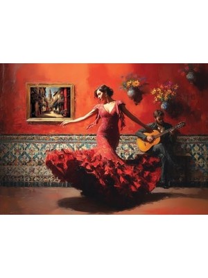 Sayemons Puzzle - FLAMENCO,1000 Parça Puzzle, #1204