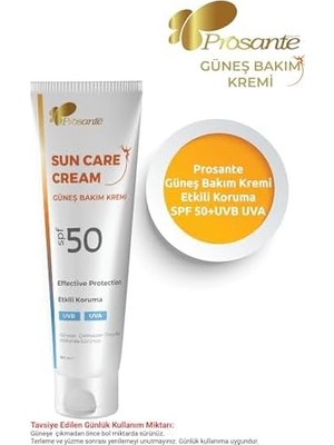 Sayemons Güneş Bakım Kremi Spf 50 Etkili Koruma Uvb Uva 100 ml