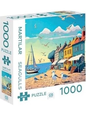 Sayemons Martılar 1000 Parça 2,2mm Kalınlık 48X68CM Profesyonel Hobi Puzzle Yapboz Serisi