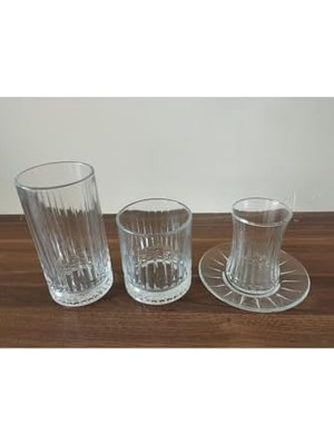 Sayemons Su Bardağı Meşrubat Bardak ve Çay Takımı 24 Parça 1657275036481