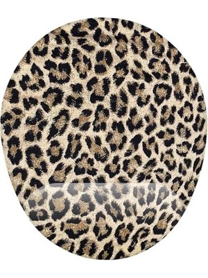 Sayemons Leopar Desenli Bilek Destekli Mouse Pad