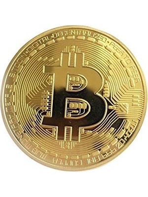 Sayemons Bitcoin Madeni Para ve Saydam Koruma Kabı, Hediyelik Metal Bitcoin Altın Rengi, Hatıra Amaçlı Sahte Kripto Para, Sanal Bitcoin Koleksiyonu