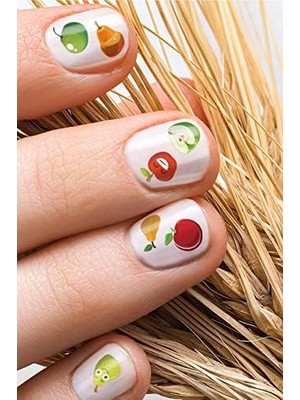 Sayemons Artikel Elmalar Tırnak Dövmesi, Tırnak Tattoo, Nail Art, Tırnak