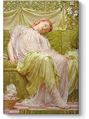 Sayemons Albert Moore - A Workbasket Tablosu 40 x 60