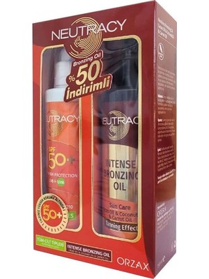 Sayemons Neutracy 50 Spf Tüm Ciltler & Bronzıng Oıl 150 Ml%50 Indirimli Kofre