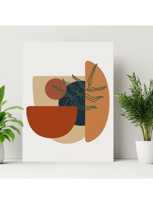 Sayemons Retro Çiçek Desenli Kanvas Tablo – 30X40 cm | Tarz Ev Dekorasyonu, Retro Tasarımı