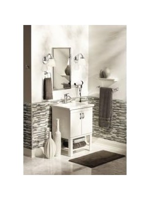 Sayemons Voss Fırçalanmış Nikel Banyo El Havlusu Yüzüğü, Duvara Monte Açık Havlu Halkası, YB5186BN 29,5 x 7,2 x 17,3 cm