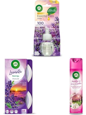 Sayemons Air Wick Lavanta Serisi (Elektrikli + Jel + Aerosol)