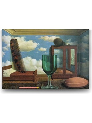 Sayemons Rene Magritte - Personal Values Tablosu - 125X80CM