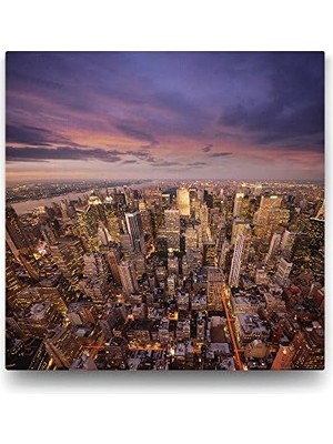 Sayemons New York Skyline Tablosu - 100X100CM