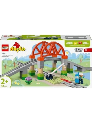 Sayemons Town Tren Köprüsü ve Rayları Ek Seti 10426 – 2 Yaş ve Üzeri Erkek ve Kız Çocuklar Için Inşa Edilebilir Eğitici Oyuncak Yapım Seti, Hediye Fikri (42 Parça)