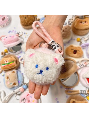 Cocoloco Home Peluş Cep Ayna Kedi Veya Ayı Figürlü Anahtarlık