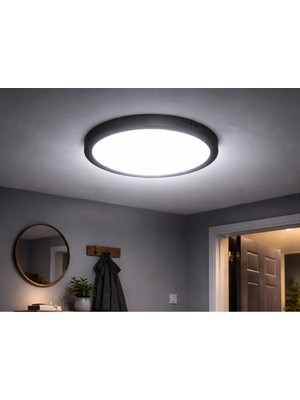 Cata CT-5238B 30W Sıva Üstü LED Panel Siyah 6400K Yuvarlak