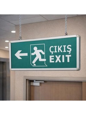 Cata CT-9170 3W Exıt Çıkış Armatürü Ledli 3 Saat Akülü