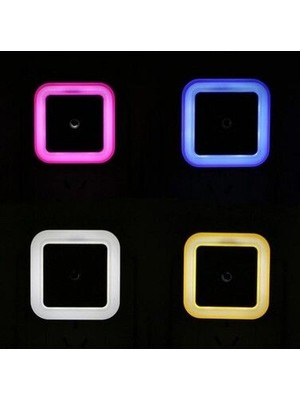 Cata CT-9500 1 W Güçlü Fotoselli Gece Lambası Ortam Işığına Duyarlı Pembe Tasarım