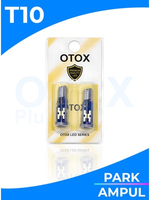 Otox T10 | Canbus | LED Park Ampulü 6000K Beyaz – Plakalık & Tavan Aydınlatma Uyumlu (2’li Set)