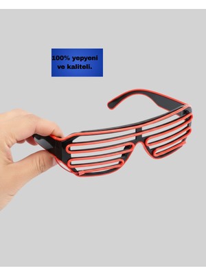 Uravas Store Mey Ithalat® Parti ve Festival Aksesuarı LED Işıklı Gözlük