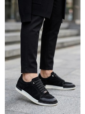 Ayakkabı Fuarı Luciano Bellini 26K-C27701 Formal Erkek Casual Ayakkabı Siyah
