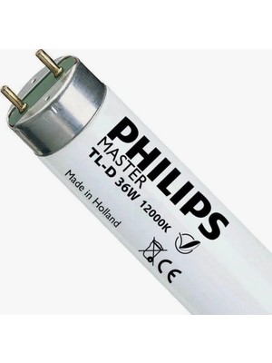 Philips Master Tl-D 36W/865 T8 Floresan Lamba Beyaz 7 Adet 120 cm Floresan Armatür
