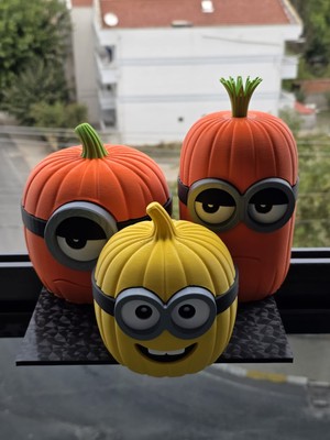 Pilovestik Minion Balkabağı Saklama Kutusu, Cadılar Bayramı Dekorasyonu, Sevimli Şekerlik
