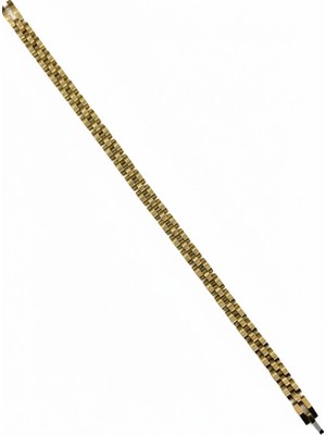 Ulugo Çelik  Erkek Çelik Bileklik Boy 21.5 cm / En 0.6 Mm  - EBL0081