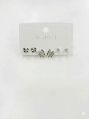 Ulugo Yonca Detaylı Altılı Küpe - KP00591