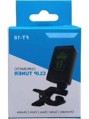 Erdo Ticaret Klipsli Akort Cihazı - Ft-18 Tuner Aleti