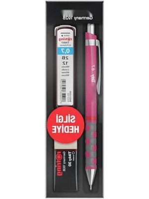 Erdo Ticaret Tikky Rd 0.7 Kalem + Min Silgi Hediyeli, Ahududu Pembe