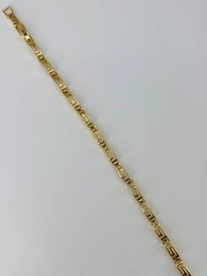 Ulugo Zirkon Taşlı Pirinç Bileklikler 17+2 Cm  - KBL0380