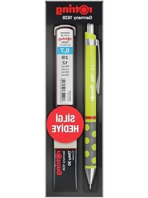 Erdo Ticaret Min Silgi Hediyeli Kalem - 0.7 Mm, Limon Yeşili