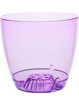 Erdo Ticaret 3 Adet 1,5 Litre Kapasiteli Şeffaf Orkide Saksısı