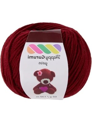 Erdo Ticaret Vişne Çürüğü Renkli Amigurumi Örgü Ipi - 50GR 130M