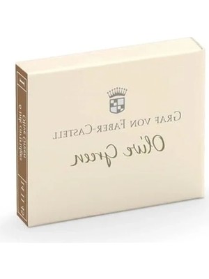 Erdo Ticaret Graf Von Faber-Castell Dolma Kalem Kartuşu 6'lı Zeytin Yeşili