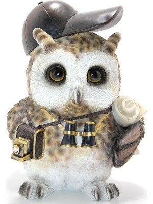 EkoAlışverişDünyam Steampunk Polyester Baykuş Figürü Model 2