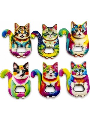 Epilons Kedi Tasarımı Istanbul Temalı Buzdolapı Süsü Magnet ALK5407
