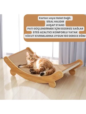 Empressco Doğal Sisal Kedi Tırmalama Yatağı, Kolay Montaj ve Rahat Konfor