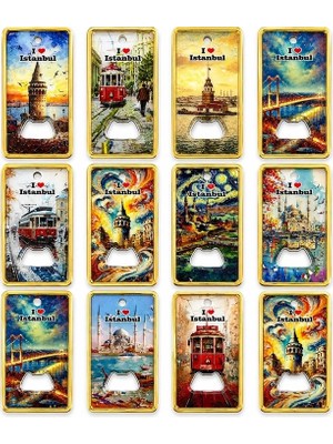 Epilons Istanbul Temalı Açacaklı Buzdolapı Süsü Magnet ALK5410